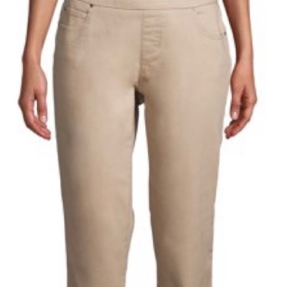 Woven pull on capris pants XL NWT